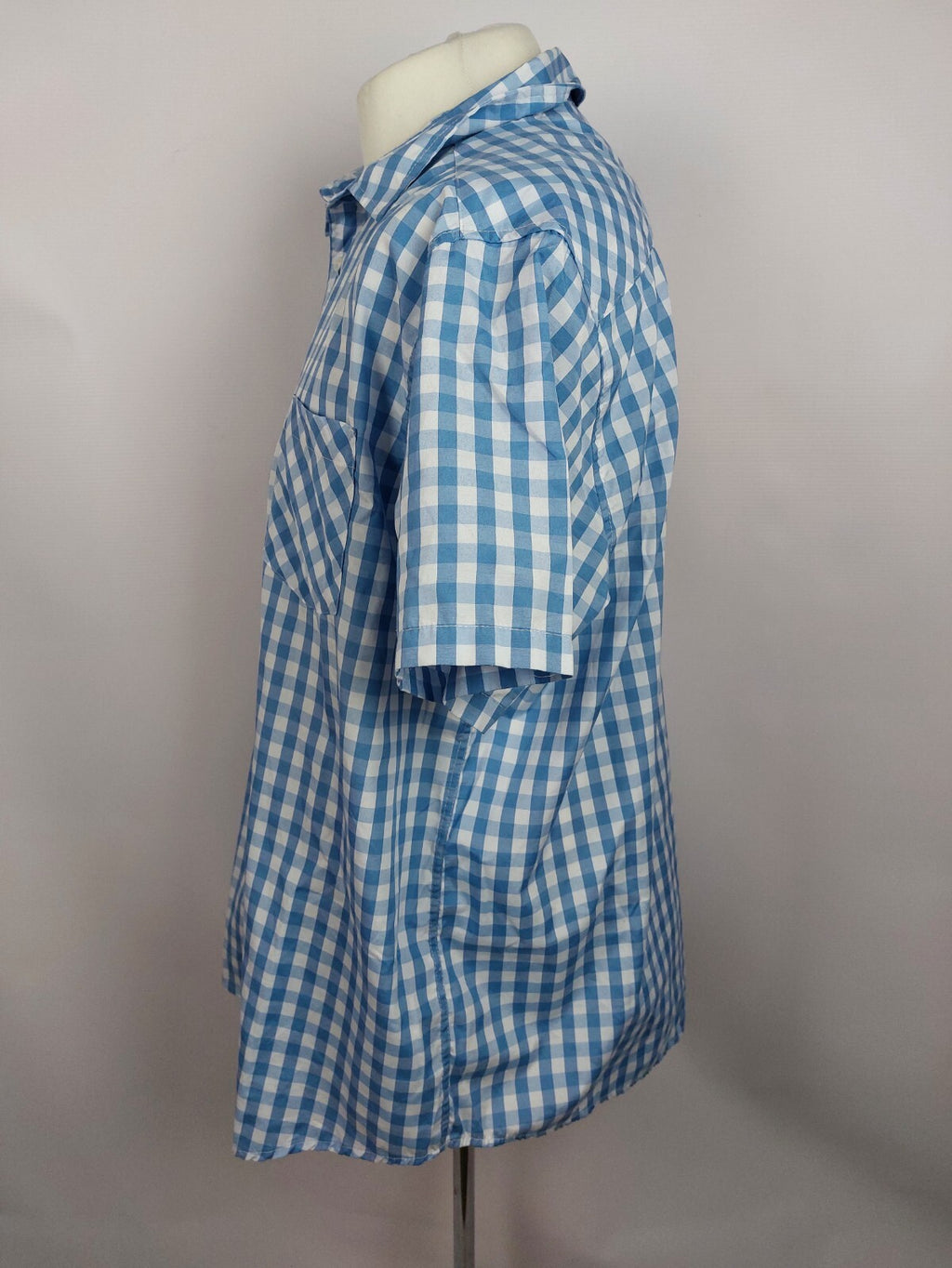EK4349 Herren Hemd von Identic, blau/weiß kariert,Gr. 2XL4
