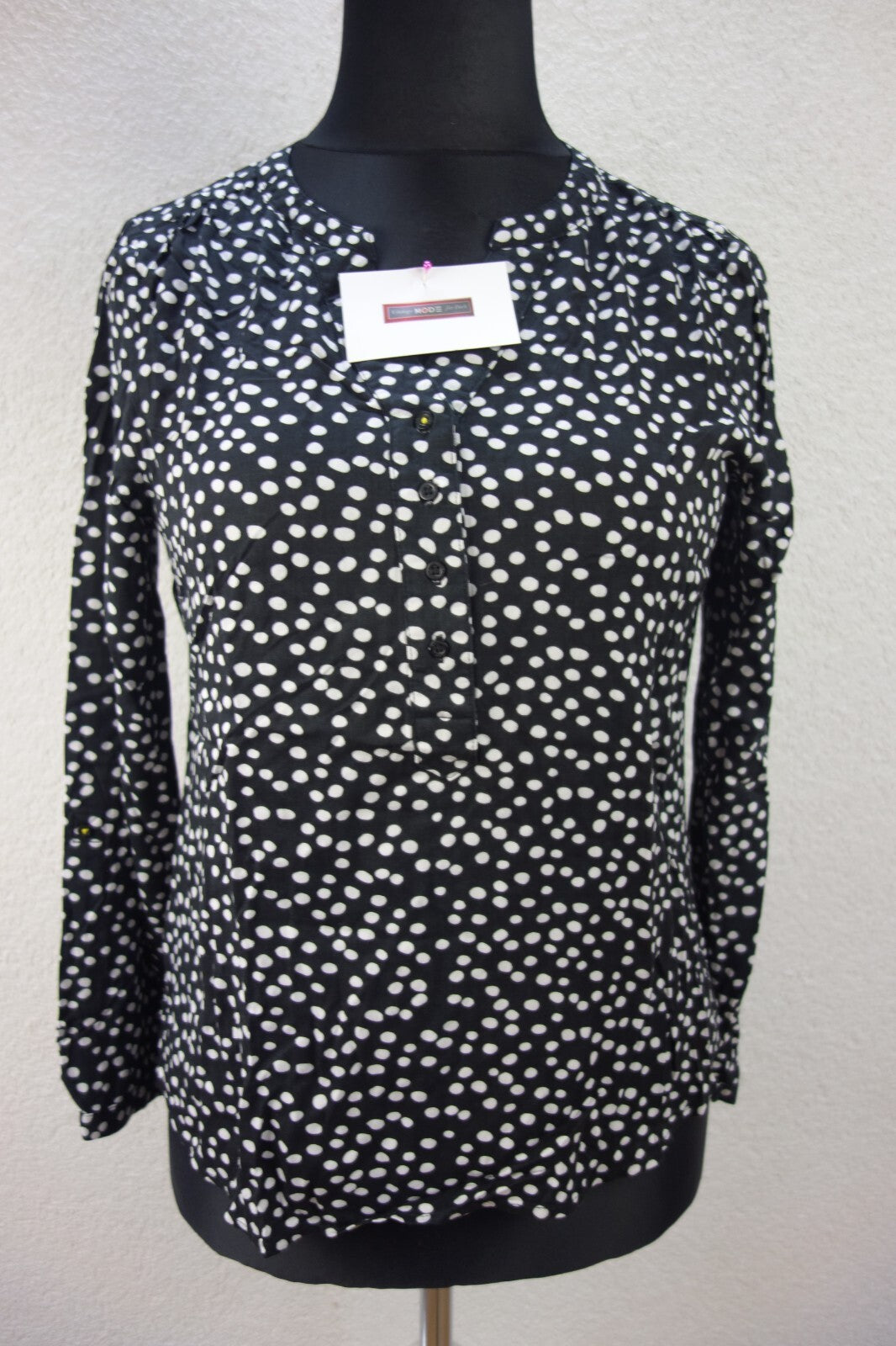 EK4124 Damen Bluse von Street One, schwarz-weiß, Gr.400