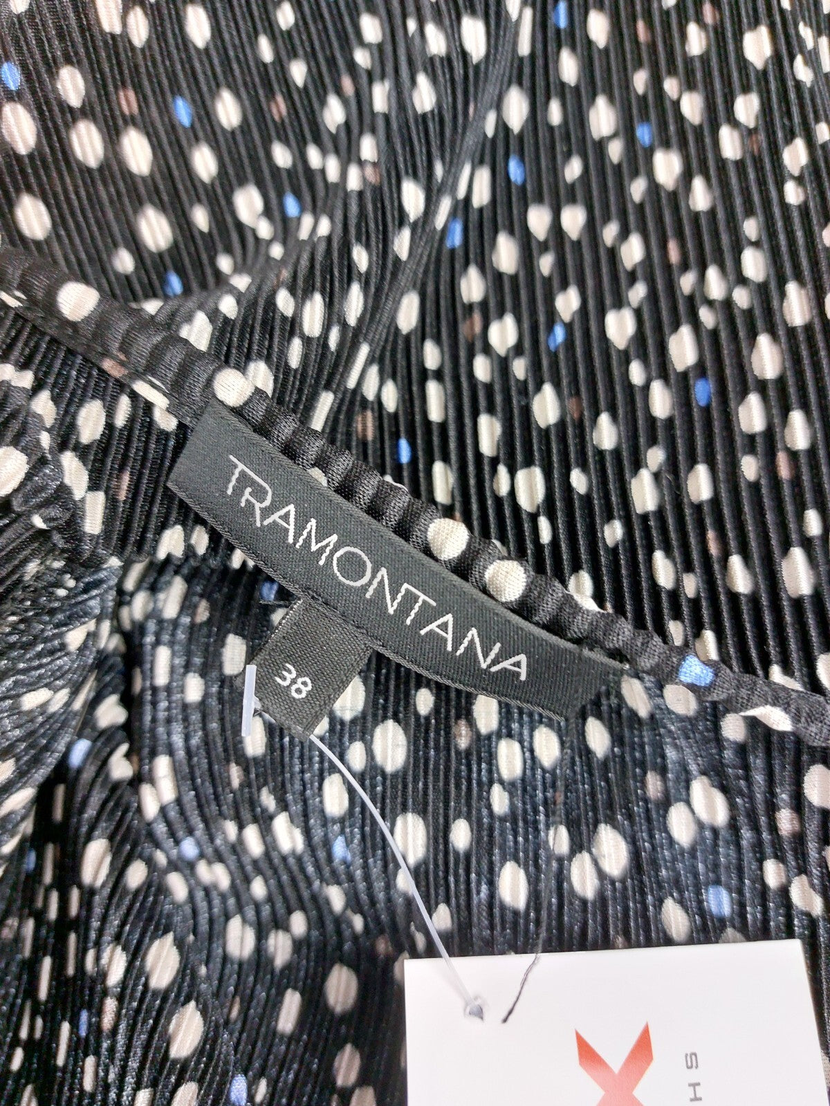 EK5043 Damen Kleid von Tramontana, schwarz mit Punkten, Gr. 387