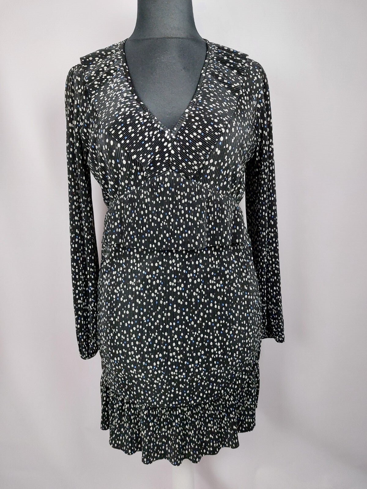 EK5043 Damen Kleid von Tramontana, schwarz mit Punkten, Gr. 380
