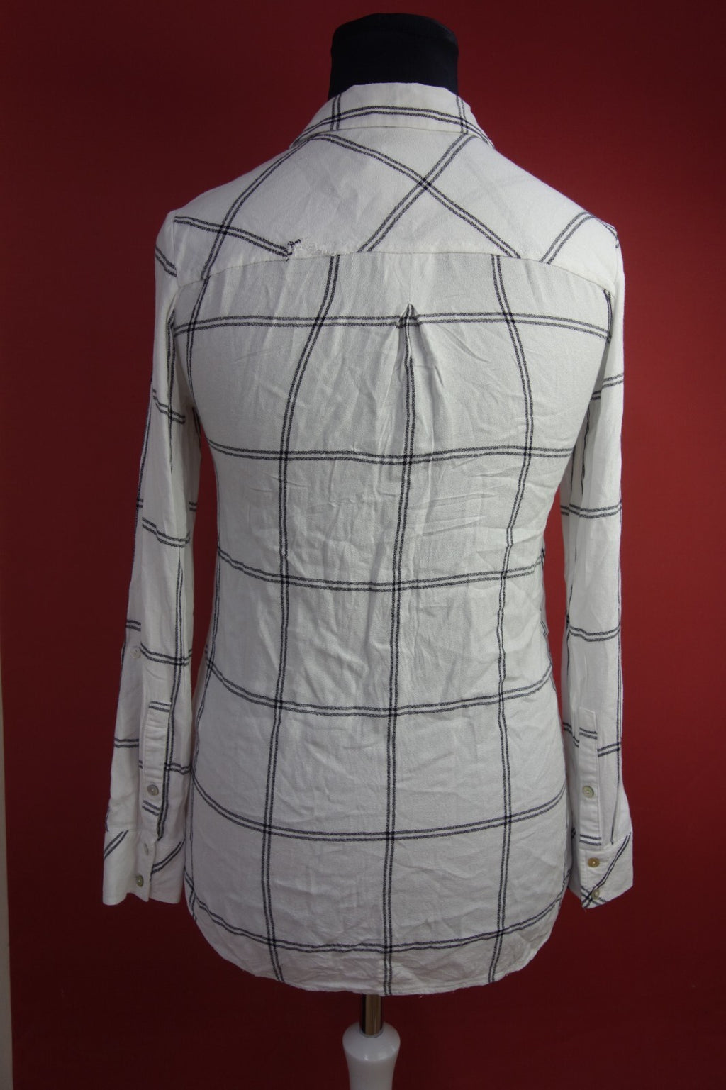 EK3961 Damen Bluse von Street One, weiß kariert, Gr. 383
