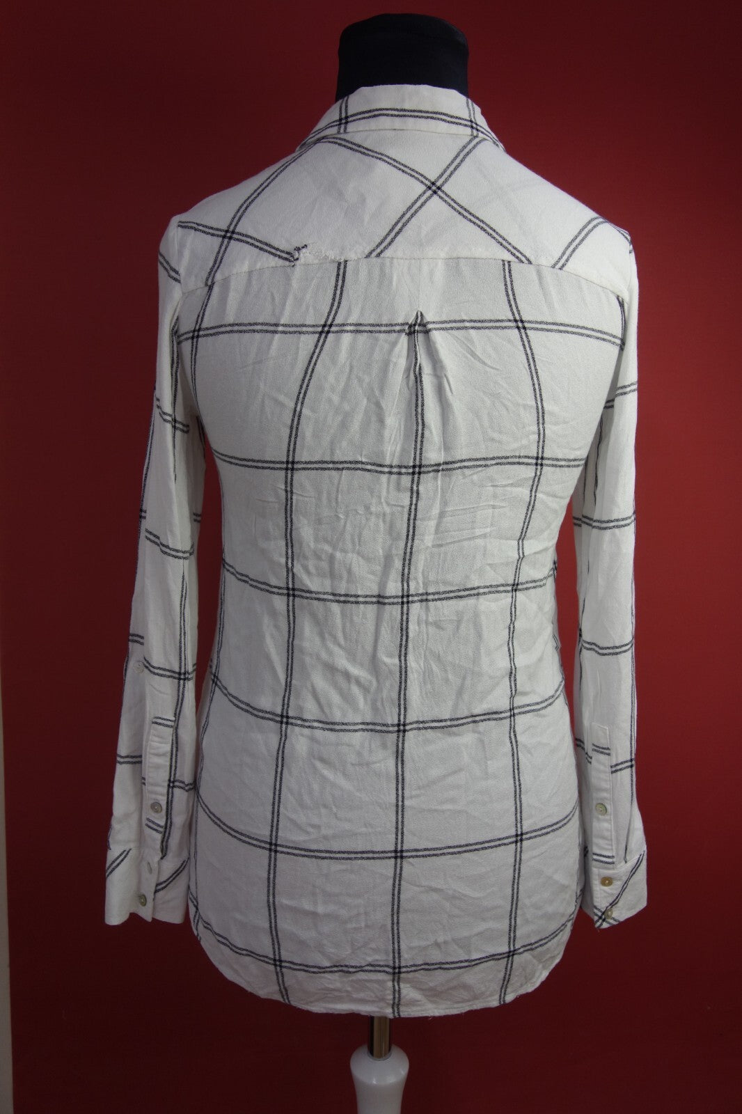 EK3961 Damen Bluse von Street One, weiß kariert, Gr. 383