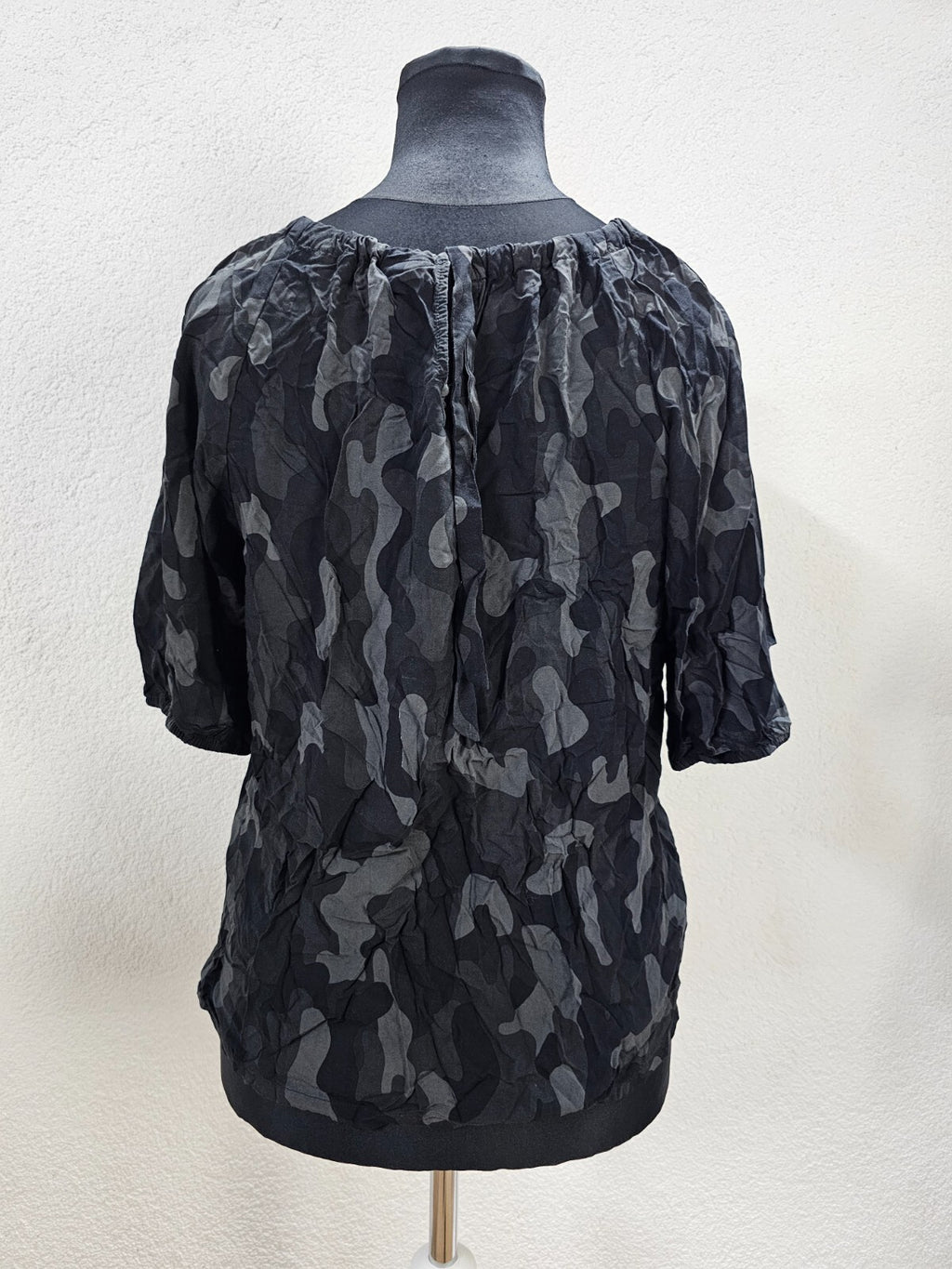 EK6186 Damen Bluse von Street One, schwarz/grau, Gr. 423