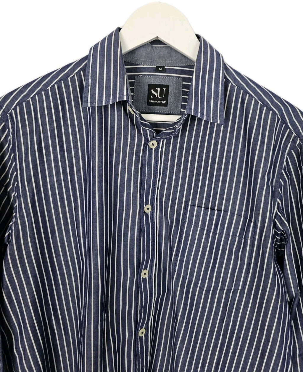 EK8994 Herren Hemd von Straight Up, blau, Gr.M1