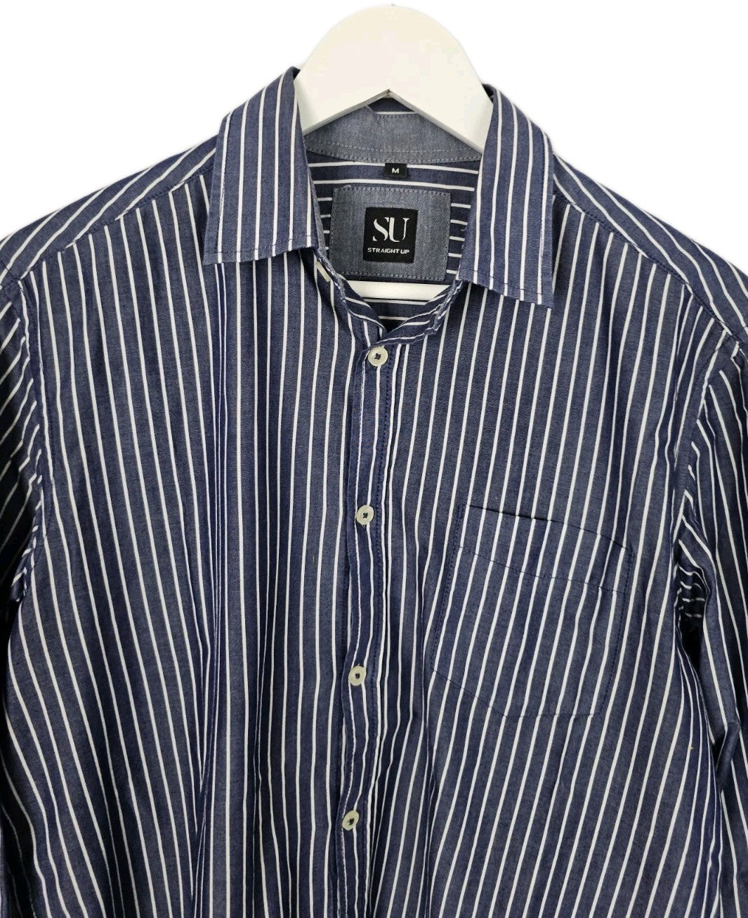 EK8994 Herren Hemd von Straight Up, blau, Gr.M1