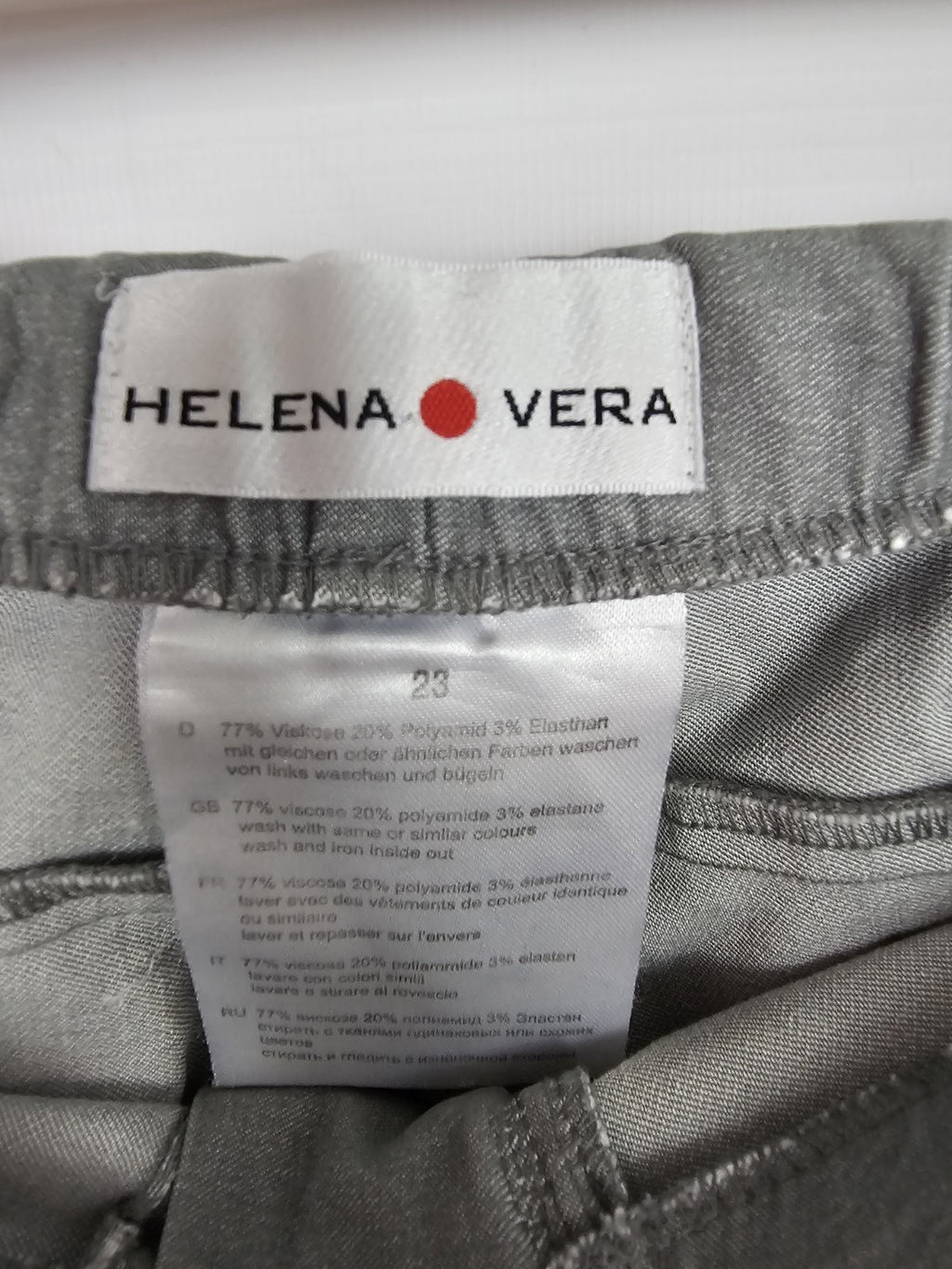 EK9498 Damen Stoffhose von Helena Vera, Grau, Gr. 233