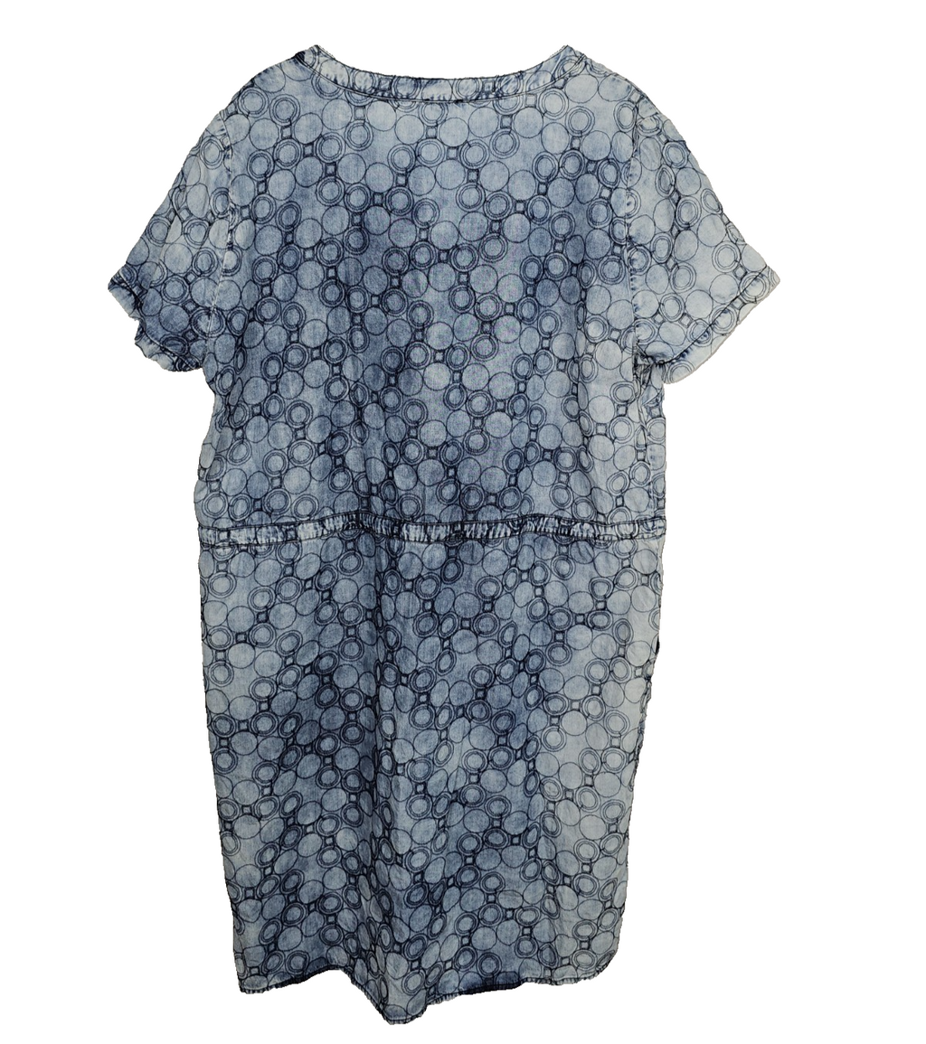 EK8033 Damen Kleid von Kennys, Blau, Gr. 446
