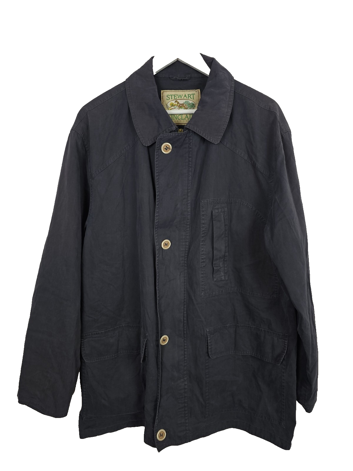 EK7729 Herren Jacke von Stewart Sinclair, blau-grau, Gr.500