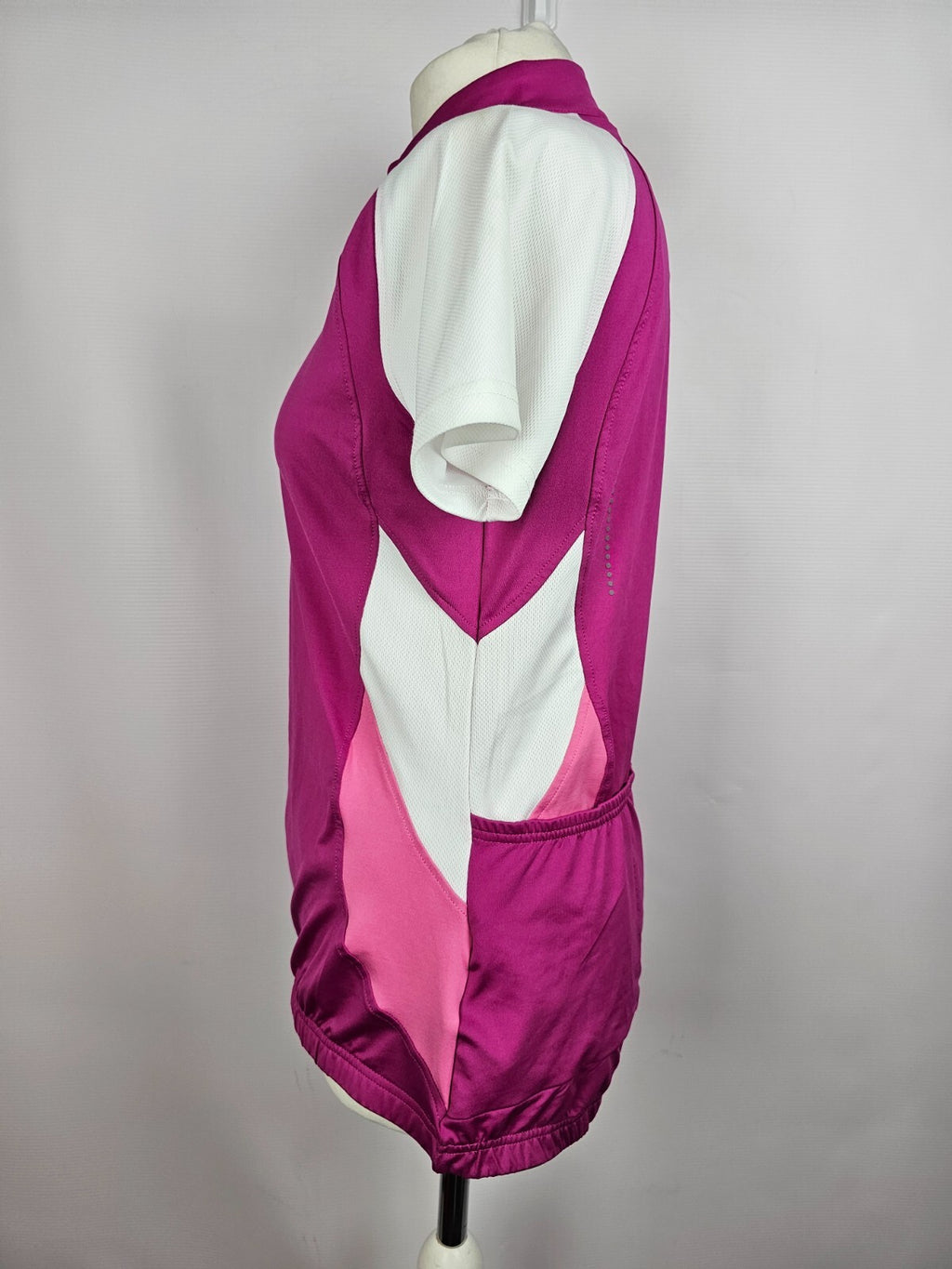 EK5426 Damen Radsport Shirt von Crivit, pink-weiß, Gr.M2