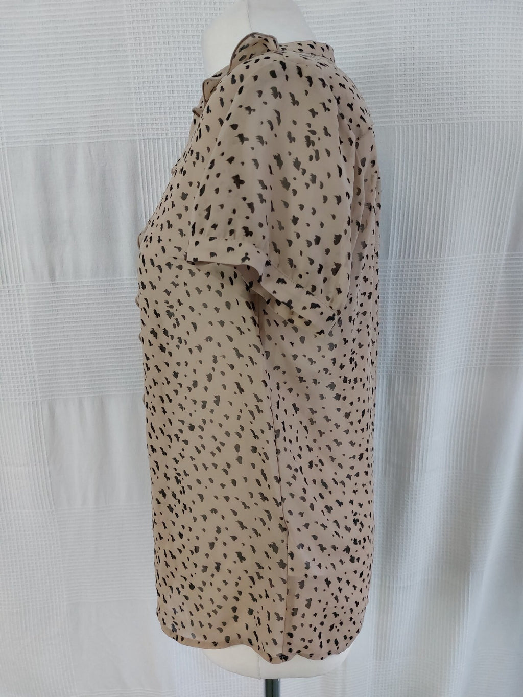 EK2866 Damen Bluse von Esprit, elfenbeinfarben gemustert, Gr. 383