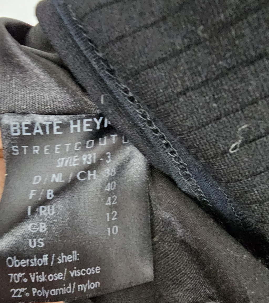 EK7211 Damen Rock von Beate Heymann Streetcouture, Schwarz, Gr.388