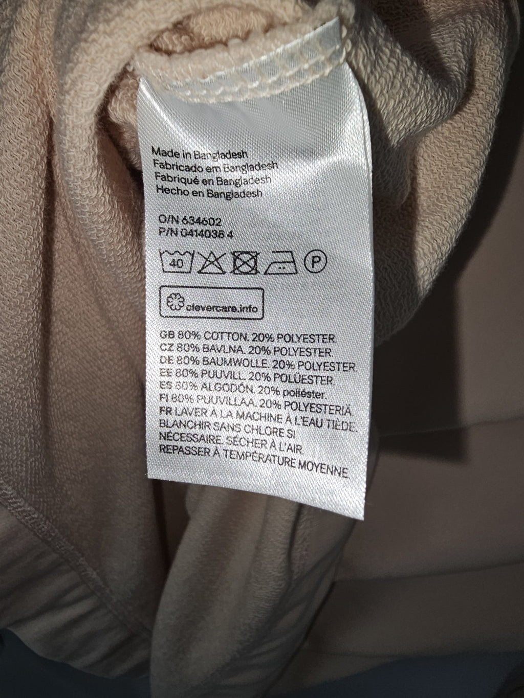 EK8634 Damen Pullover von H&M, Rosa, Gr. S4