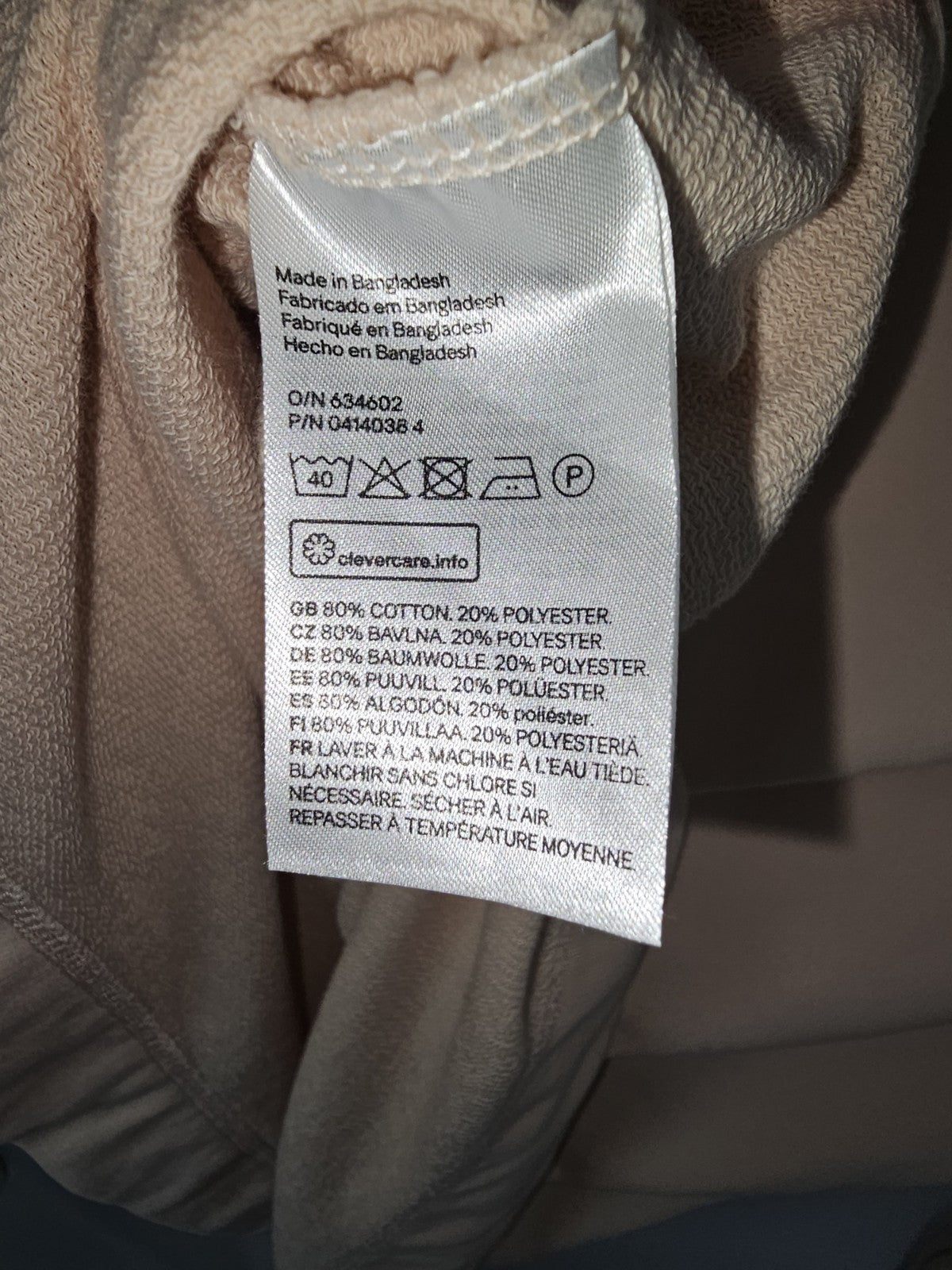 EK8634 Damen Pullover von H&M, Rosa, Gr. S4