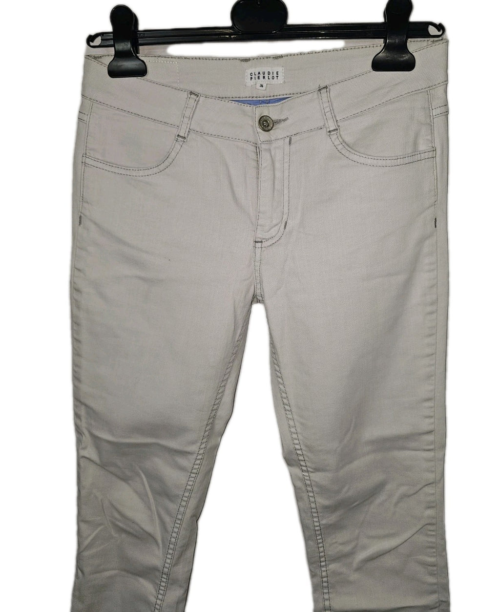 EK9021 Damen Hose von Claudie Pierlot, weiß, Gr.361