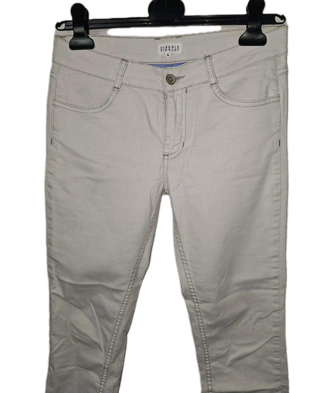 EK9021 Damen Hose von Claudie Pierlot, weiß, Gr.361