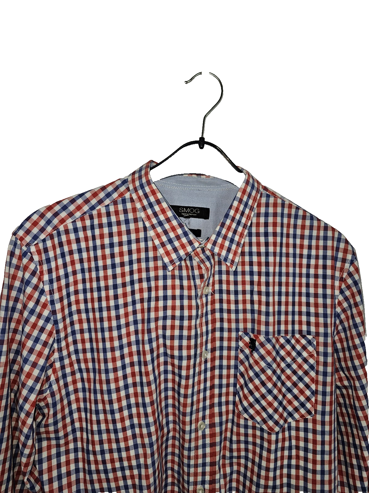 EK7481 Herren Hemd von Smog, Rot-Blau, Gr.XL1