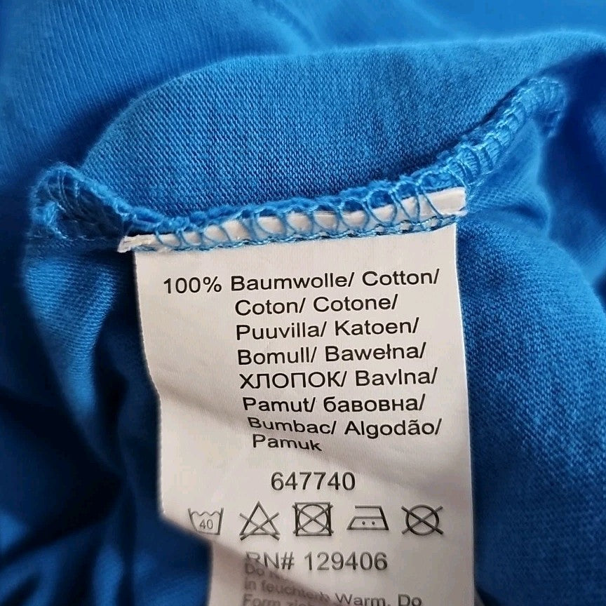 EK9848 Damen T-Shirt von Bonprix, blau, Gr.56/58 3