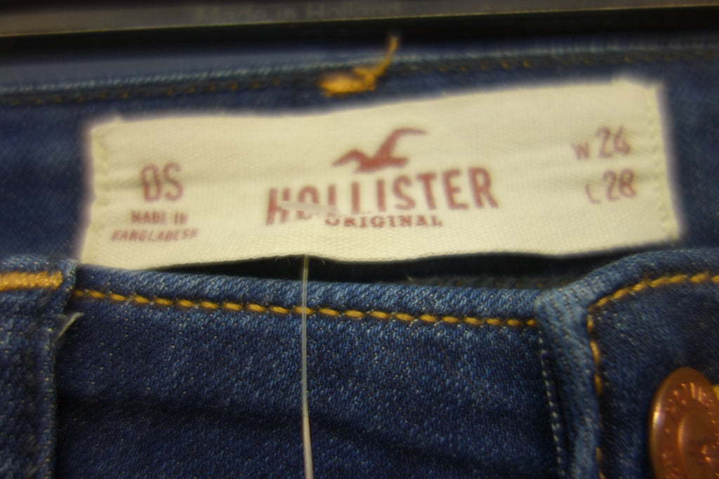 EK1528 Damen Jeans von Hollister, blau, W24 L282