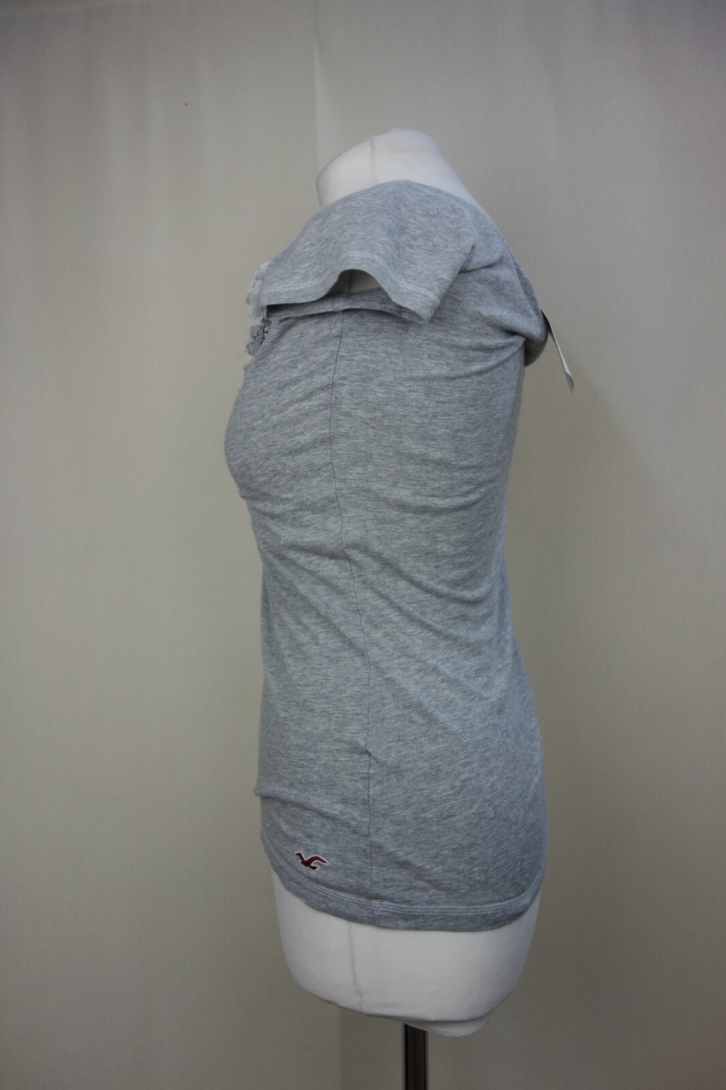 EK3947 Damen T-Shirt von Hollister, grau, Gr.XS4