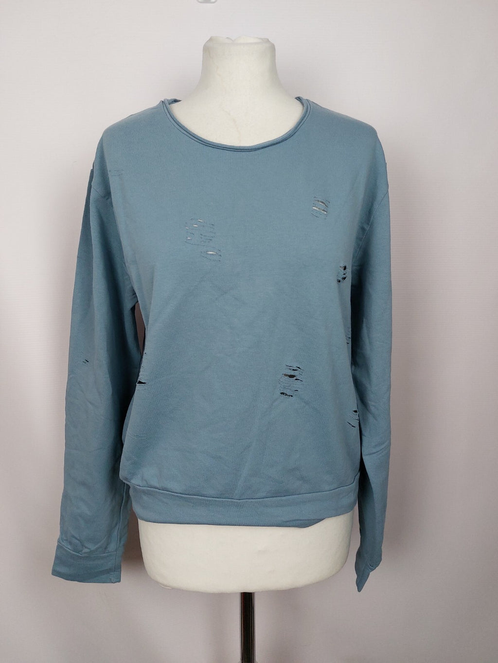 EK2257 Damen Pullover von Zauberstern, taubenblau, Gr. L0