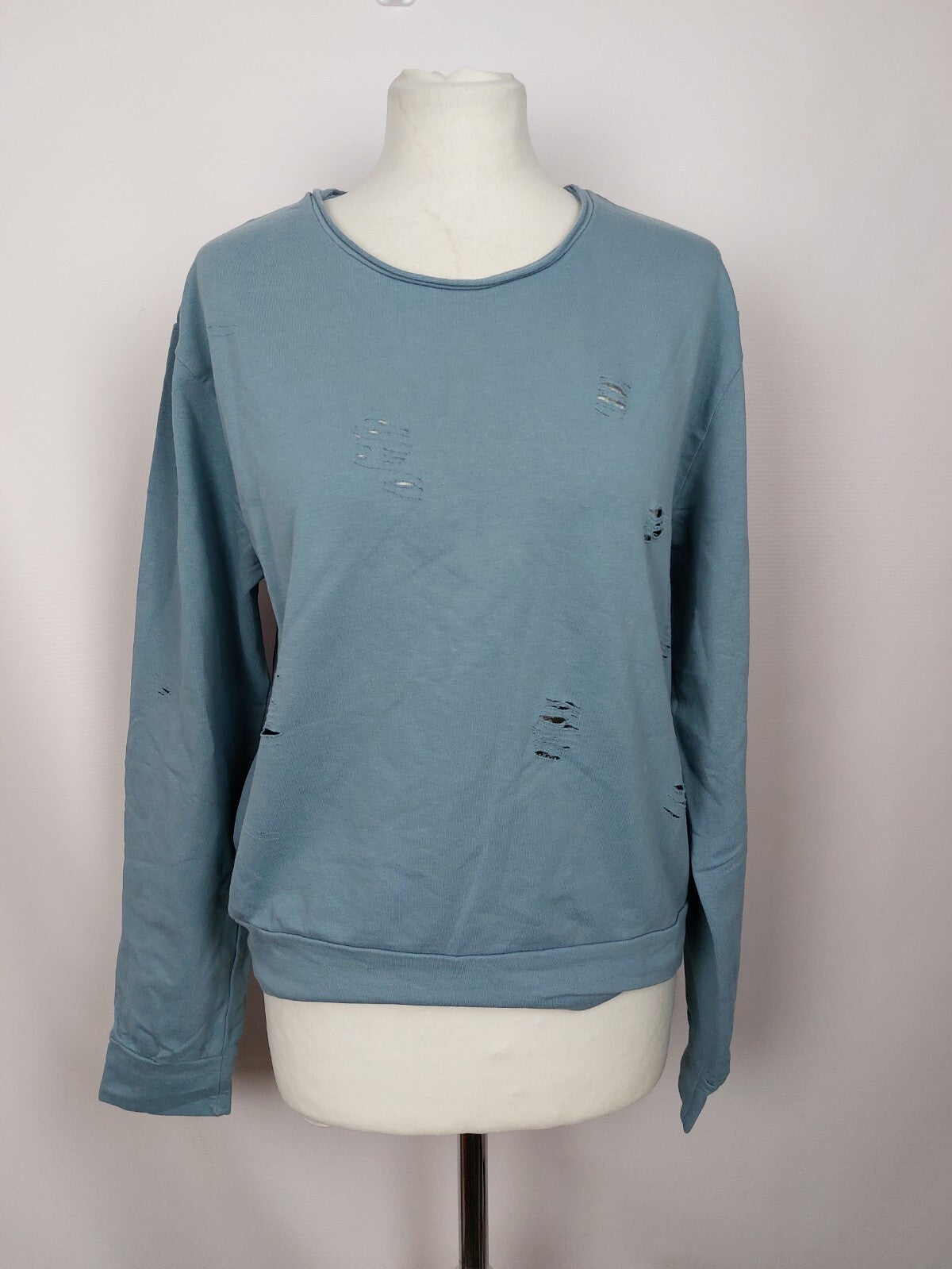 EK2257 Damen Pullover von Zauberstern, taubenblau, Gr. L0
