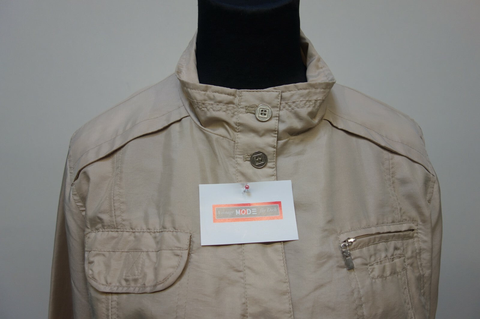 EK1643 Damen Jacke von Gina Laura, beige, XXL1