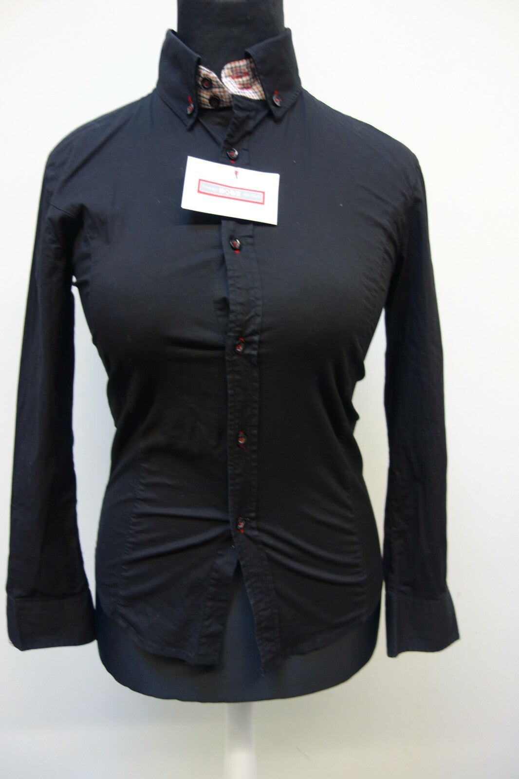 EK1247 Damen Bluse von Dablju by jiniy, schwarz, Gr. M0