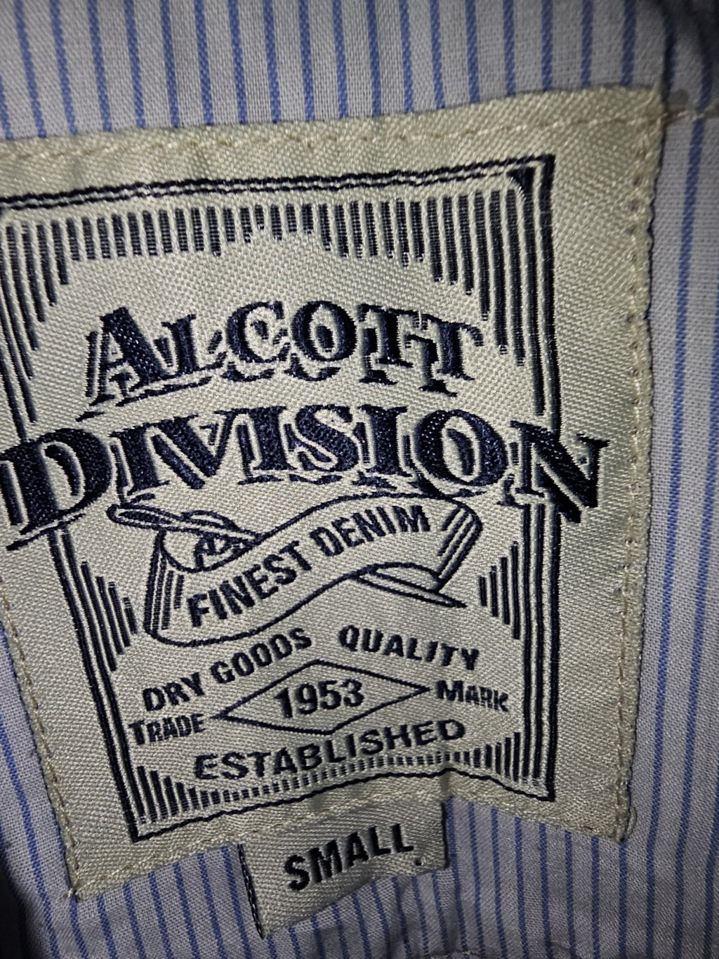 EK6677 Herren Hemd von Alcott Division, blau, Gr.S1