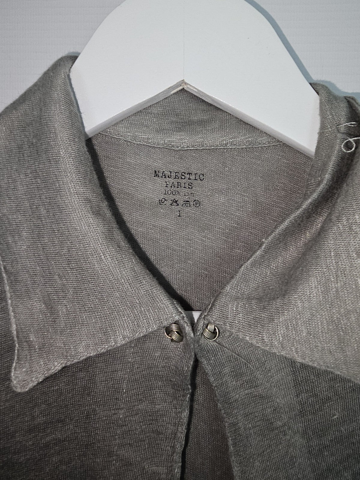 EK9587 Damen Kleid von Majestic, Grau, Gr. 382