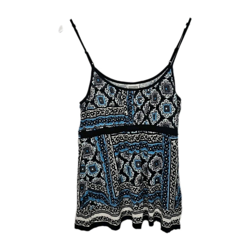 EK8982 Damen Trägershirt von Street One, blau-schwarz, Gr.42 0