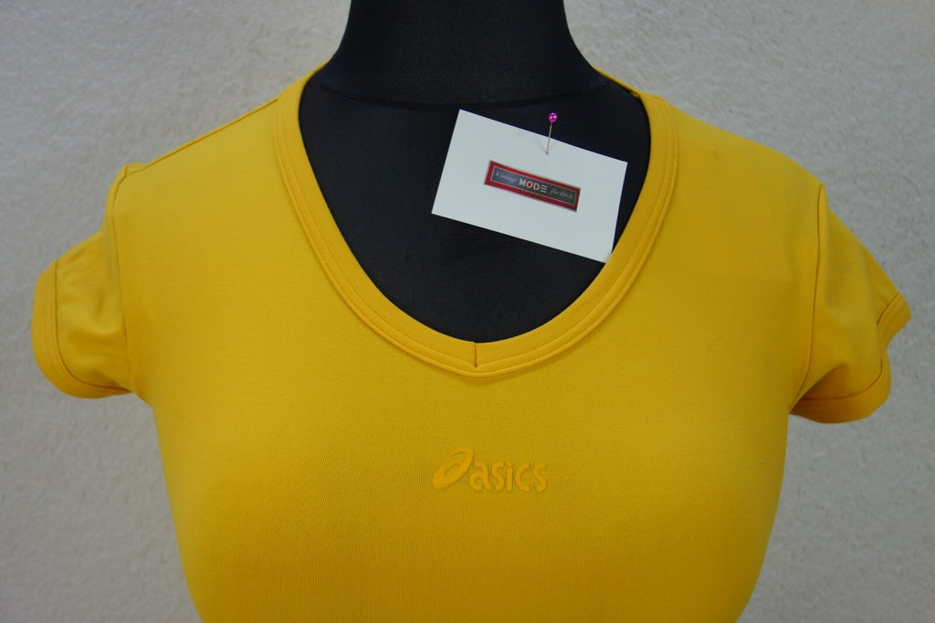 EK1857 Damen T-Shirt von Asics, gelb, Gr. L1