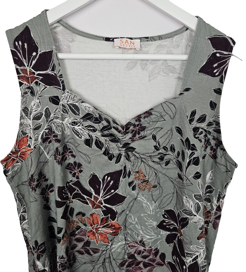 EK8977 Damen Trägershirt von San Setto, Grau, Gr. 381