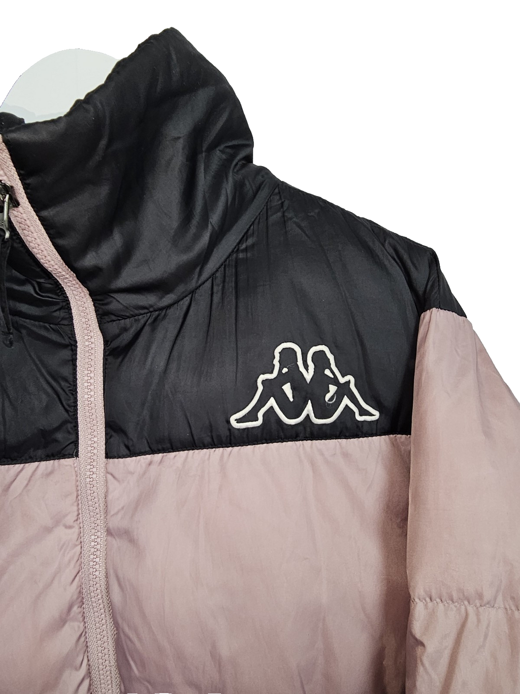 EK7056 Damen Jacke von Kappa, rosa- schwarz, Gr.M2