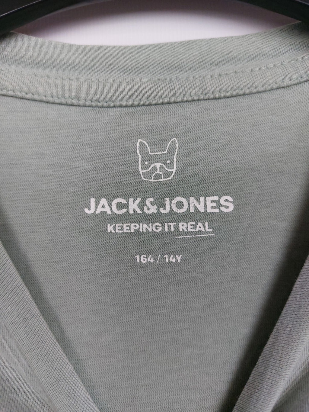 EK4561 Jungen T-Shirt von Jack&Jones, grün, Gr.1642