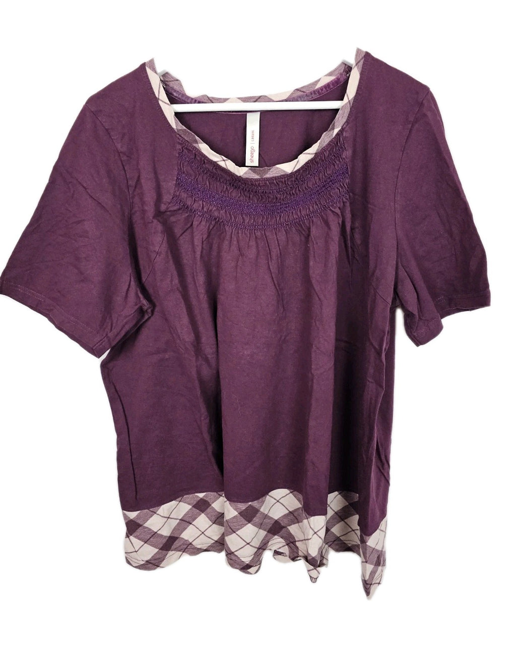 EK9880 Damen T-Shirt Sheego Gr.M Lila0