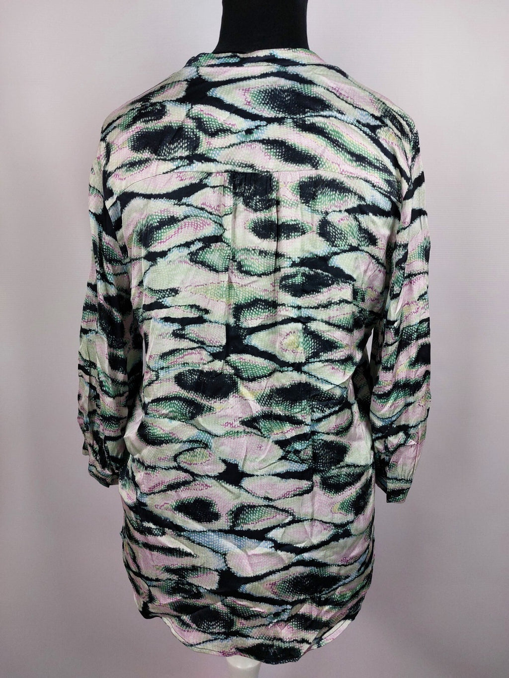 EK1414 Damen Blusee von Esprit, grün-schwarz-pink, Gr.XL4