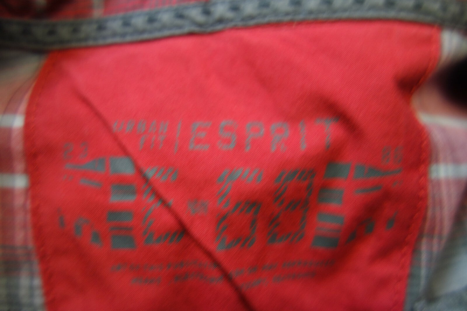 EK1273 Herren Hemd von Esprit, kariert, Gr. L6