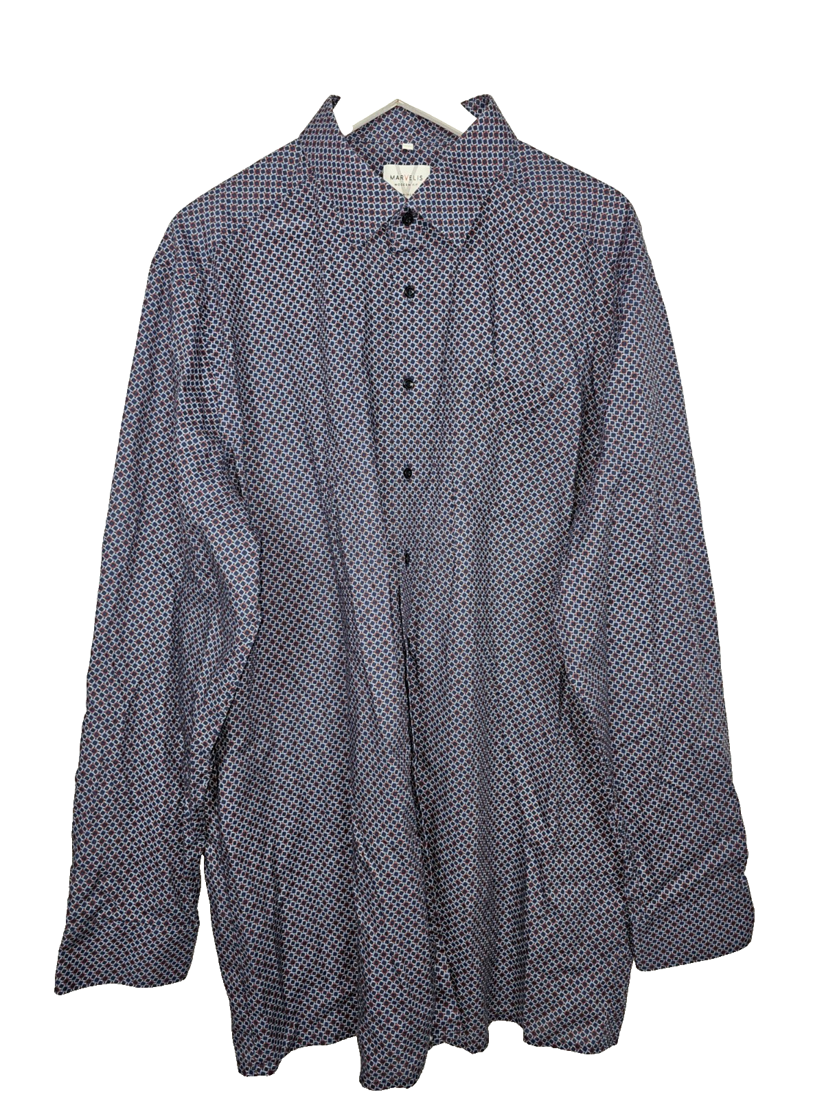 EK7286 Herren Hemd von Marvelis, blau. Gr.480