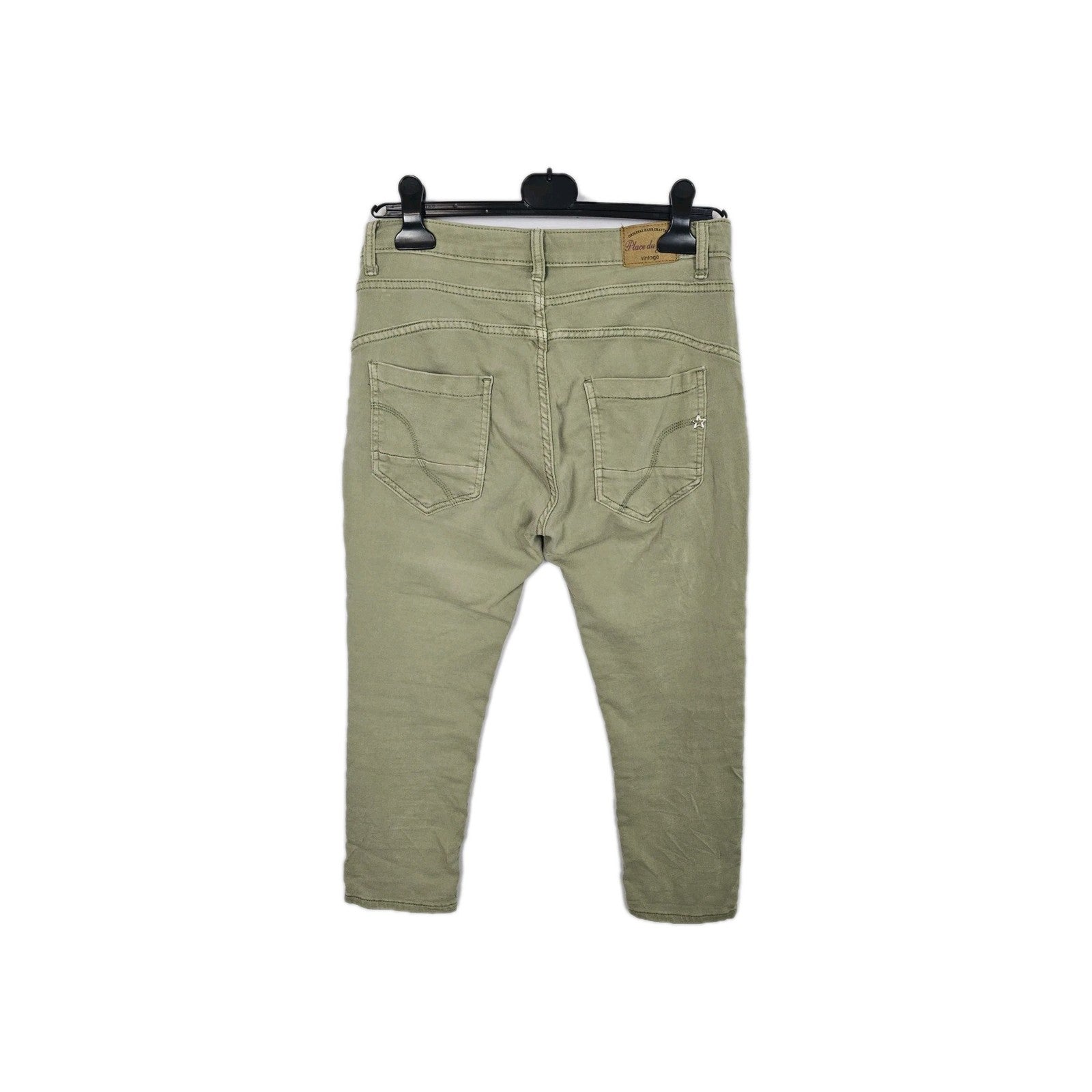 EK11125 Damen Hose Place Du Jour Gr.M Oliv Grün Hosenbund 38cm2