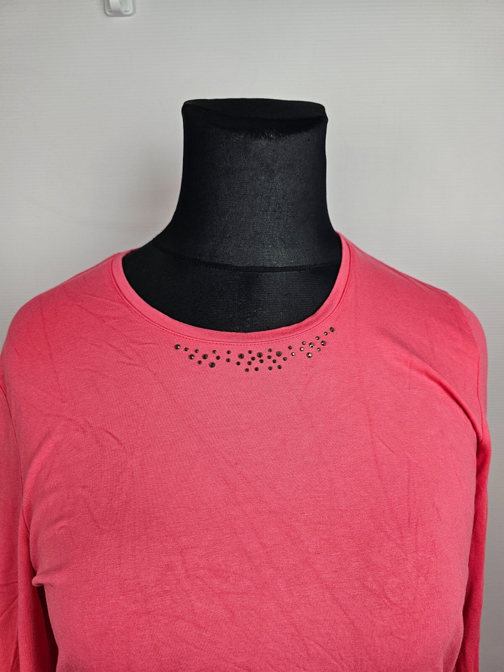 EK5469 Damen Langarmshirt von golléhaug, melonenrot, Gr. 441