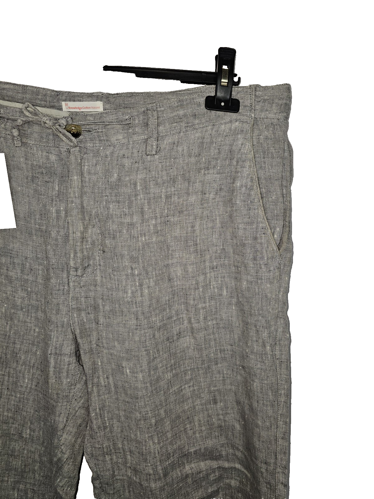 EK5459 Herren Leinenhose von KnowledgeCotten, Grau, Gr.541