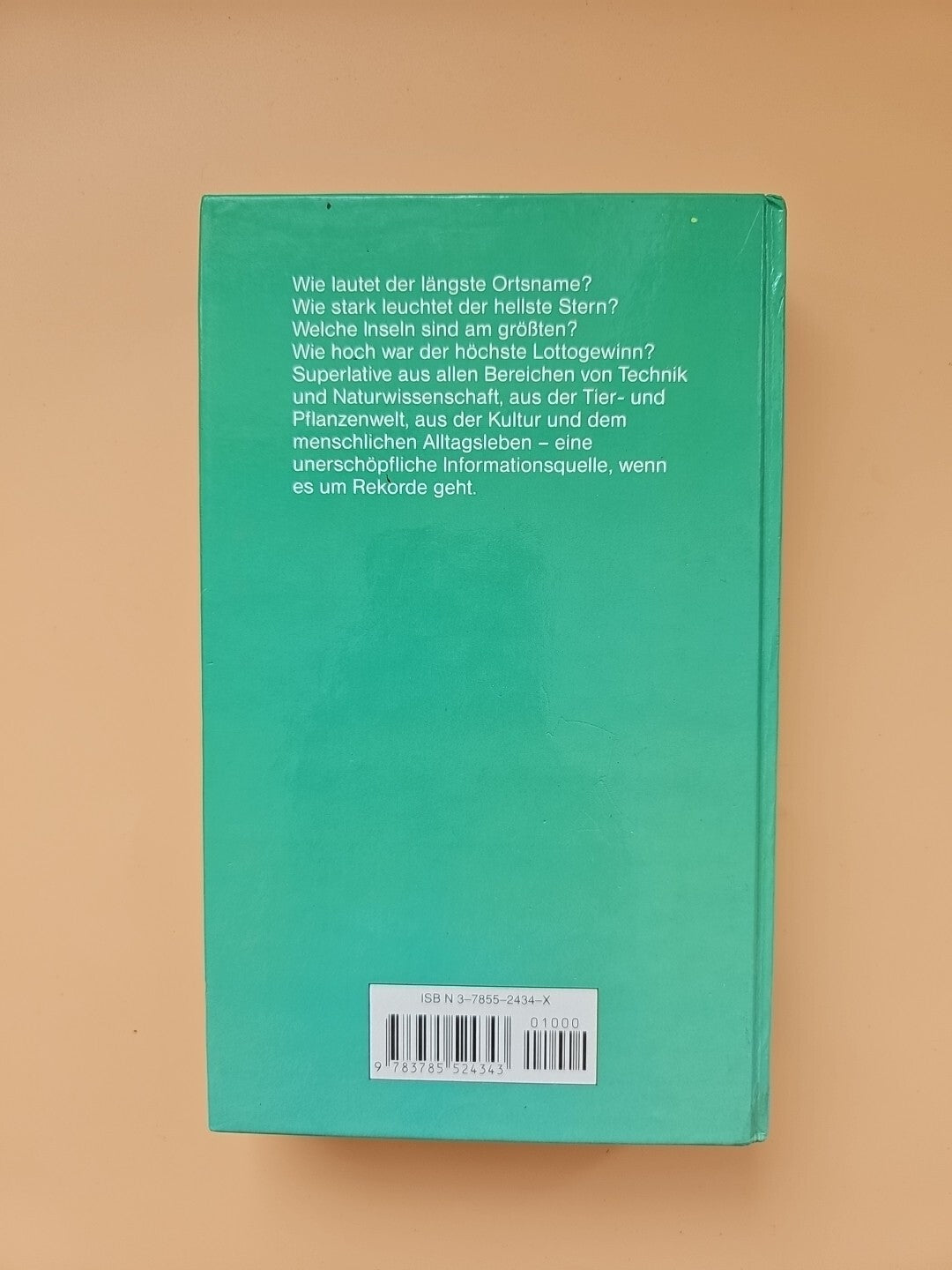 Das Buch der 1000 Rekorde - Nikolaus Lenz - Loewe 1991.   1731