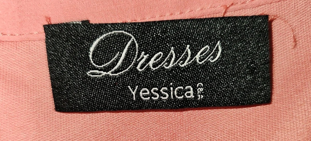 EK10122 Damen Kleid von Yessica C&A, Lachsfarbend, Gr.425