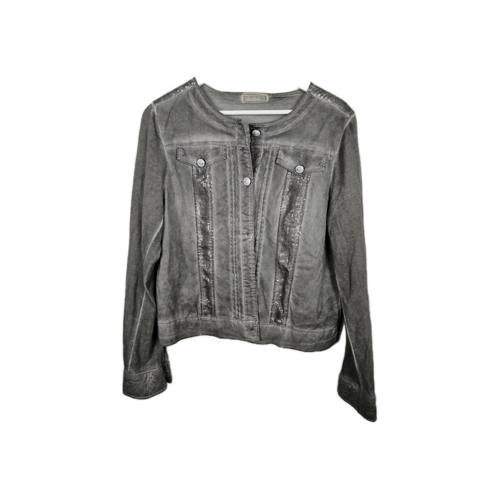 EK10533 Damen Jacke Laura Torelli Gr.L Grau0