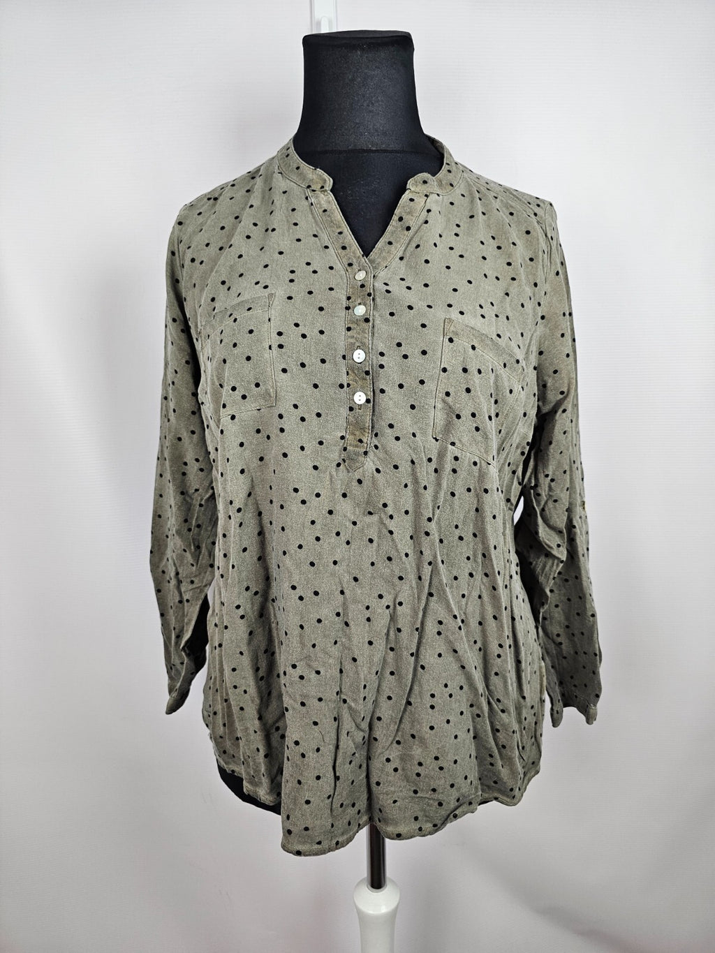 Ek5583 Damen Bluse von Bexleys, grün,Gr.480