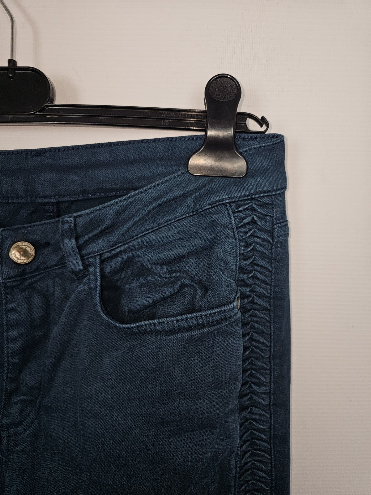 EK9743 Damen Jeans von Deeberg, Türkis, Gr. 402