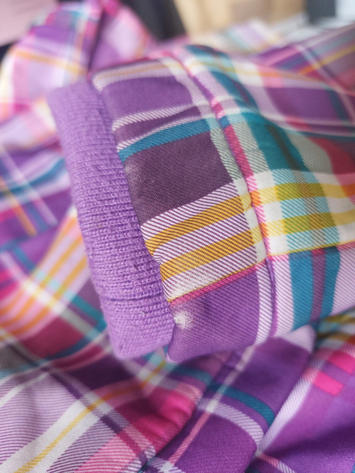 EK3640 Mädchen Jacke von Topolino, bunt kariert, Gr. 1228