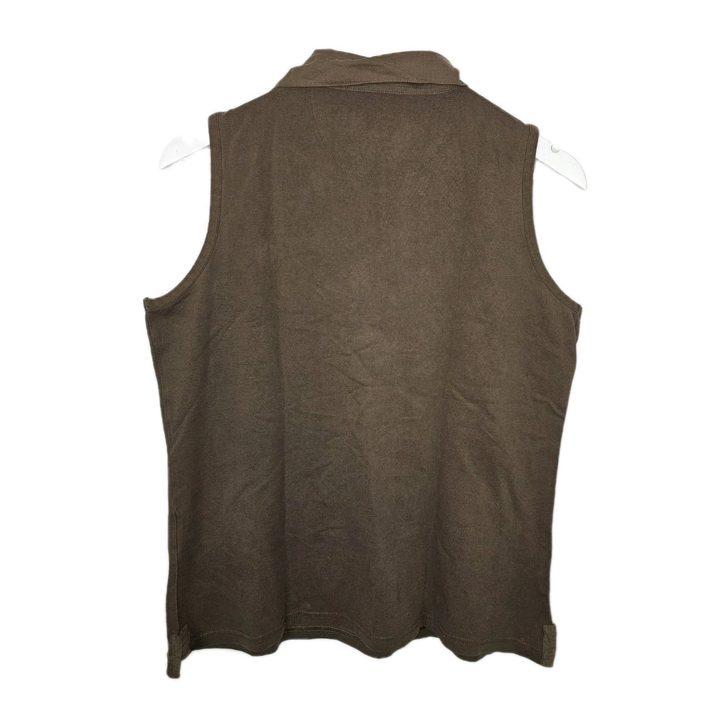 EK11089 Damen Trägerloses Poloshirt von Oui, Braun, Gr. M3