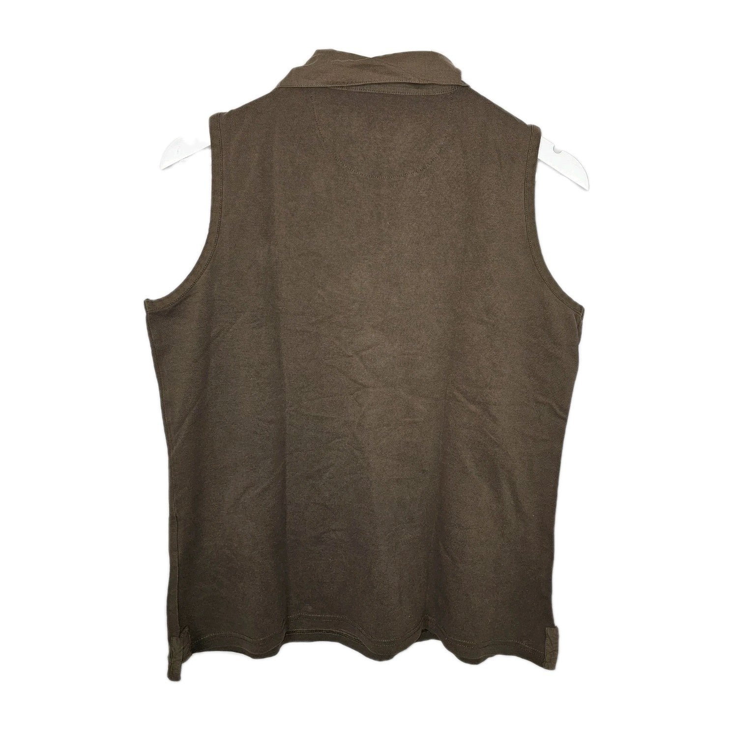 EK11089 Damen Trägerloses Poloshirt von Oui, Braun, Gr. M3