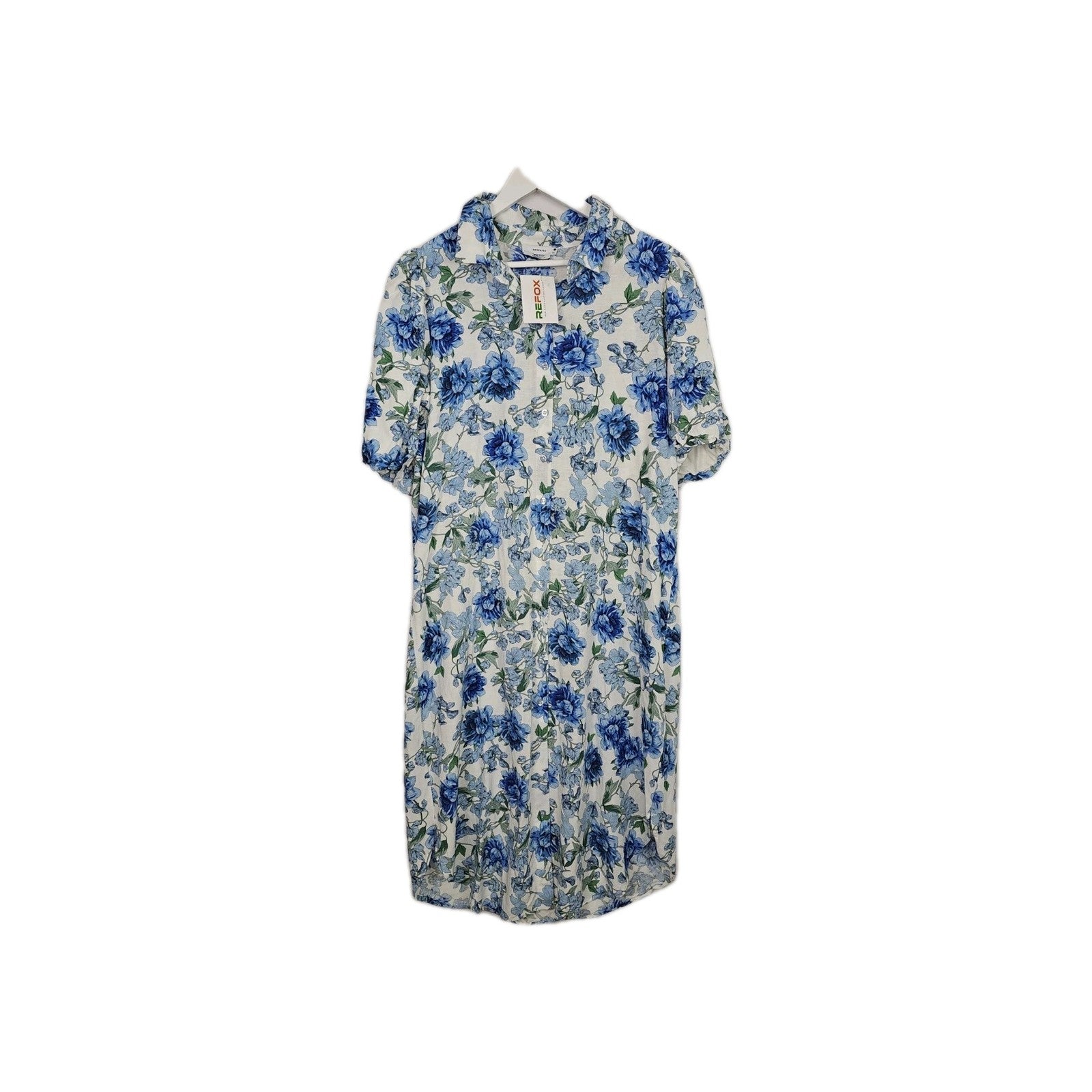 EK10085 Damen Kleid Reserved Gr.XXL Blau0